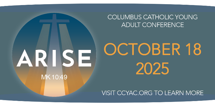 2025 Columbus Catholic Young Adult Conference Logo